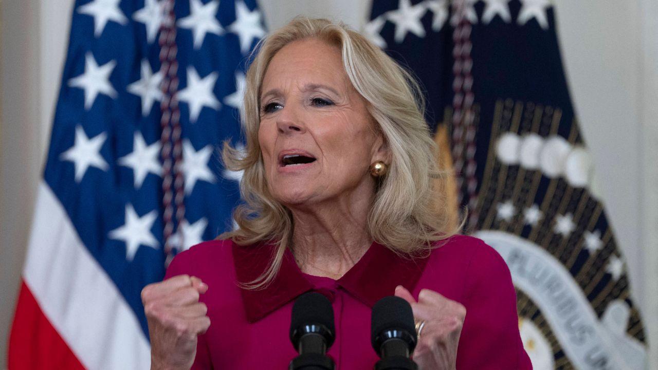 Image of Jill Biden discussed her struggles with speaking publicly about Hunter Biden’s addiction while reflecting on her memoir.
