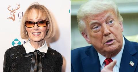 image of trump and e Jean carroll