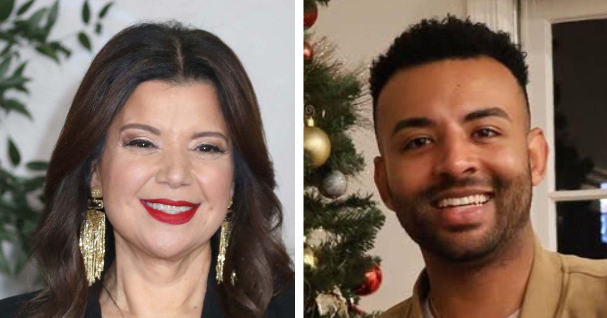split photo of Ana Navarro & Harrison Fields