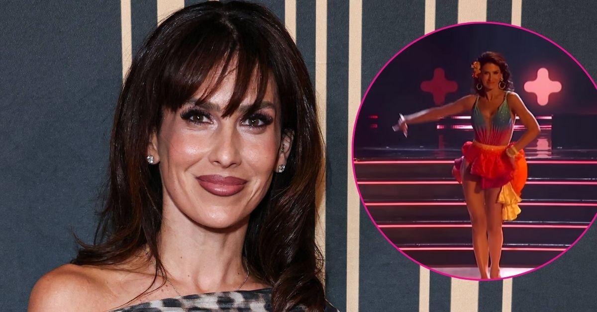 split photo of Hilaria Baldwin