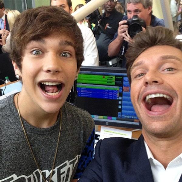 Austin Mahone Ryan Seacrest