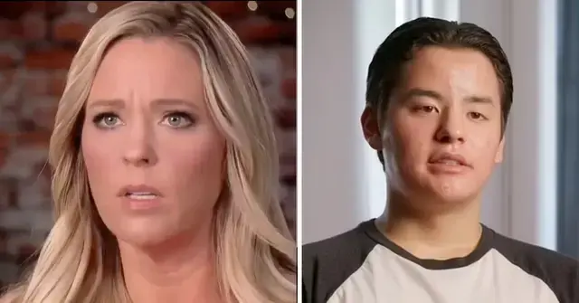 Split photo of Kate and Collin Gosselin.