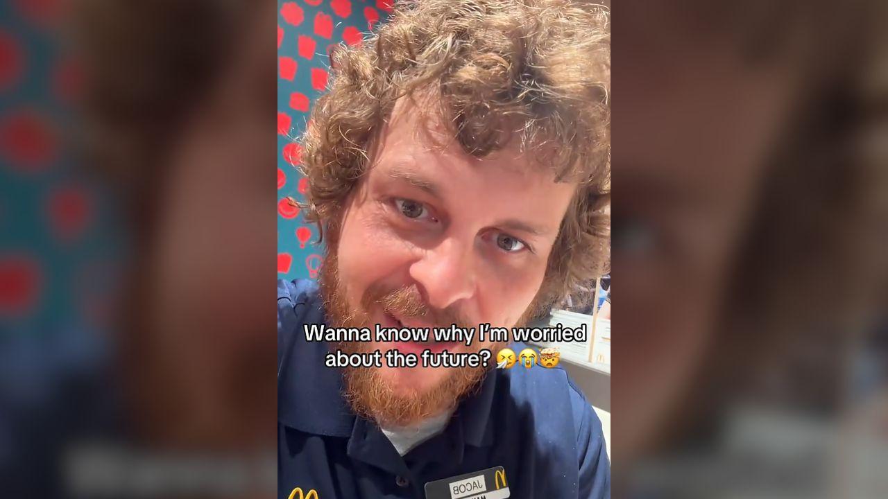 Image of the McDonald's manager said the kid paid $35 for $7-$8 order.
