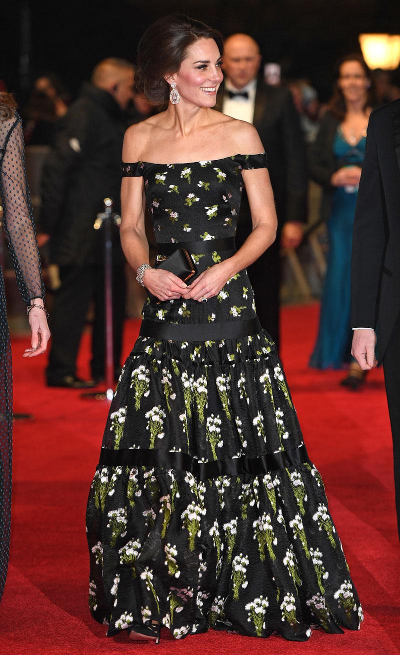 Kate Middleton BAFTA Gown Prince William 03