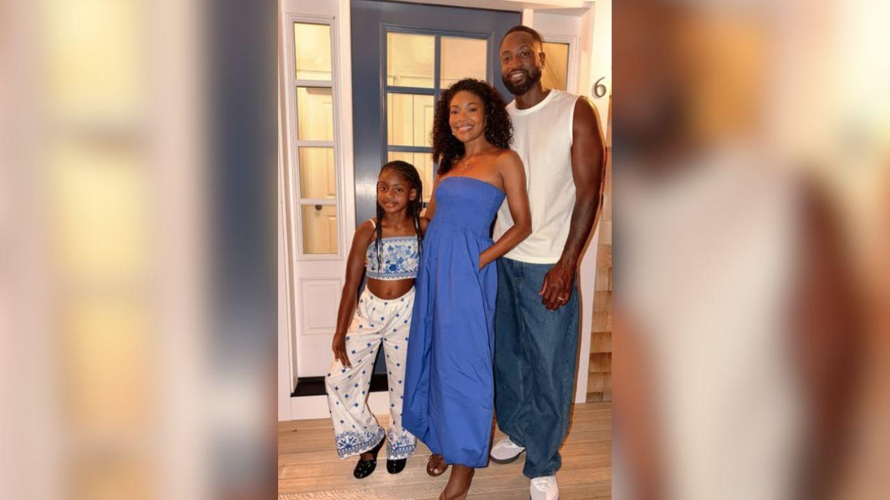 Image of Gabrielle Union shared that she and Dwyane Wade are constantly laughing.