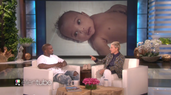 Kanye west kim kardashian baby ellen 03 (1)