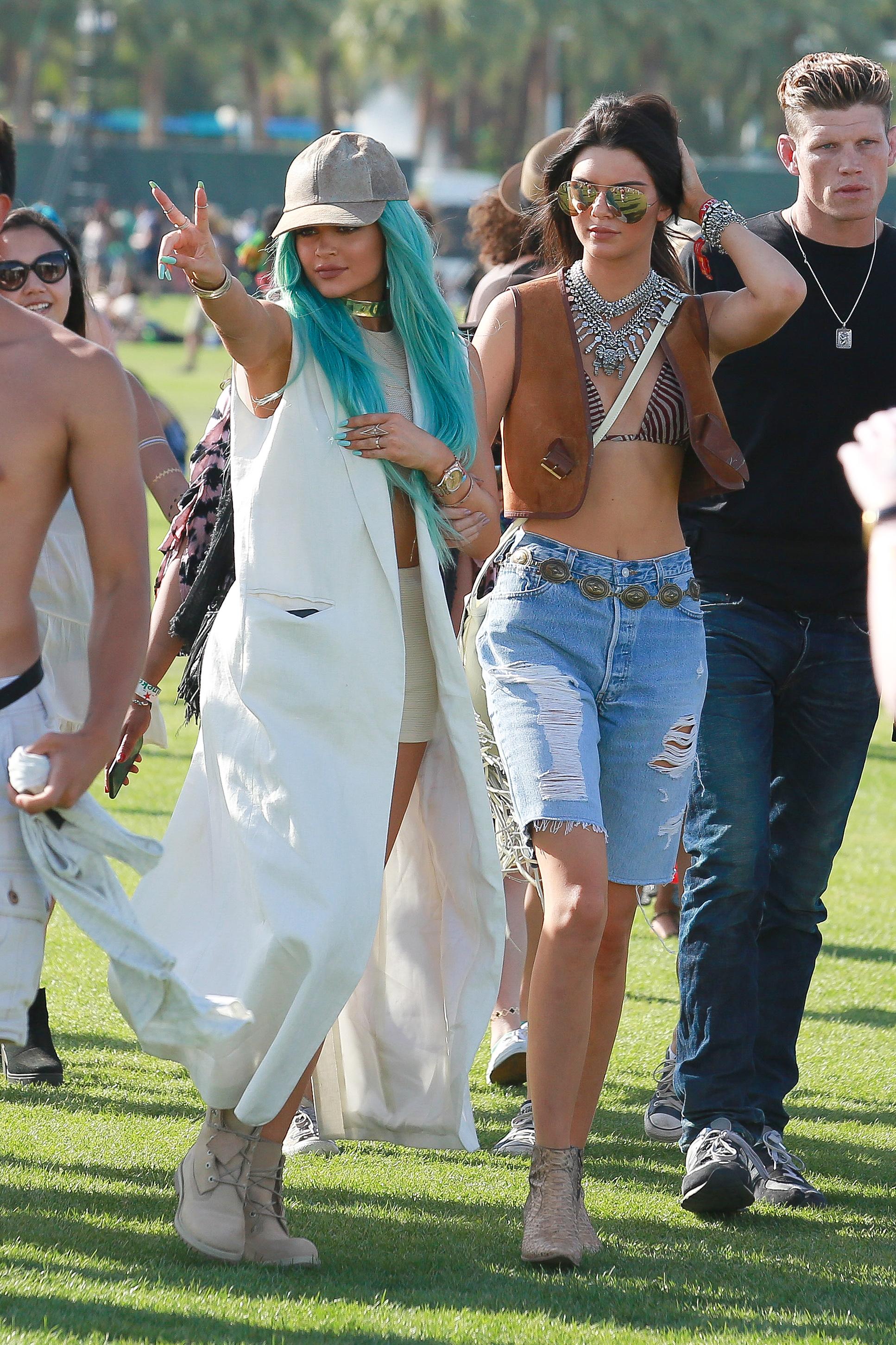 Kendall and Kylie Jenner are Coachella besties