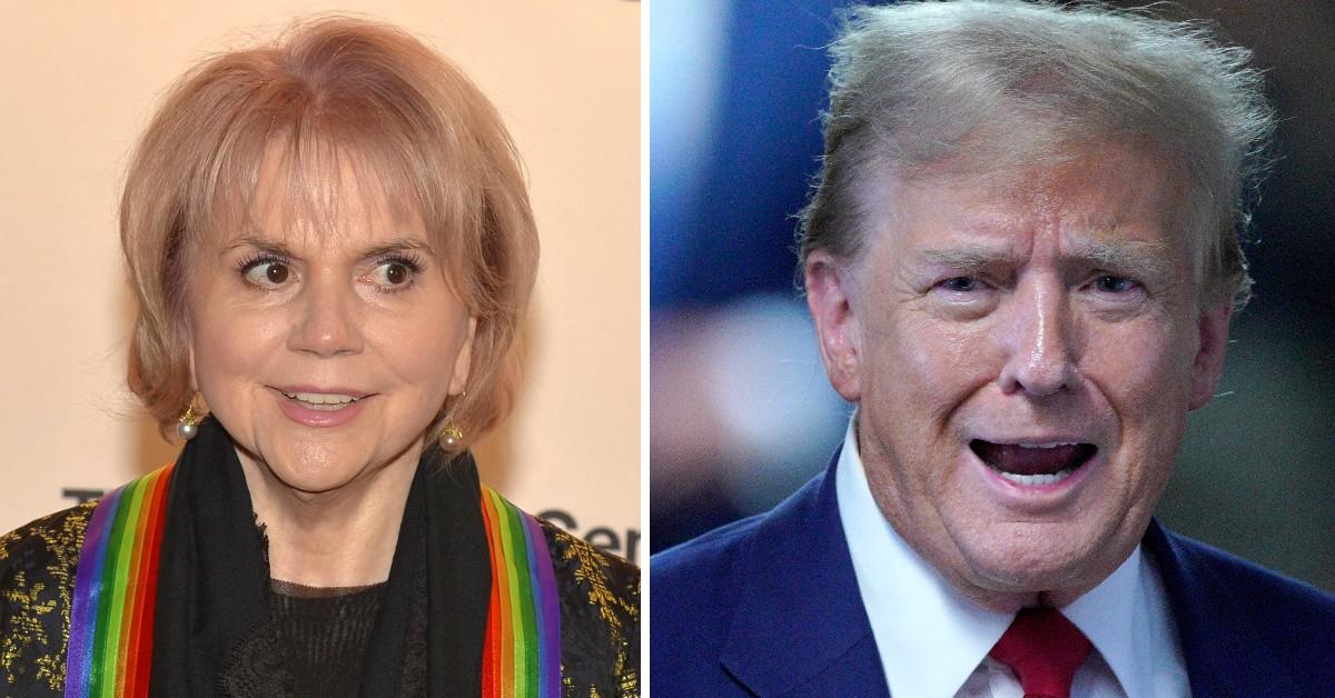 Split of Linda Ronstadt and Donald Trump