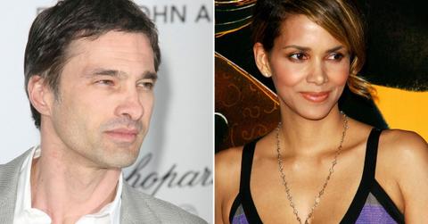 Split photo of Olivier Martinez and Halle Berry
