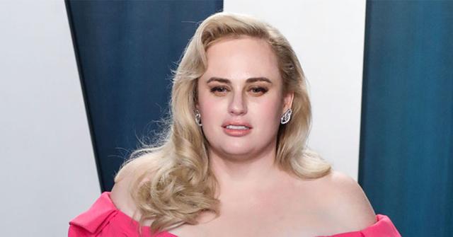 Rebel Wilson Wearing a Pink Dress