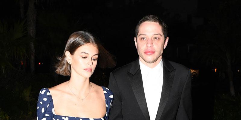 Kaia Gerber And Pete Davidson At A Wedding