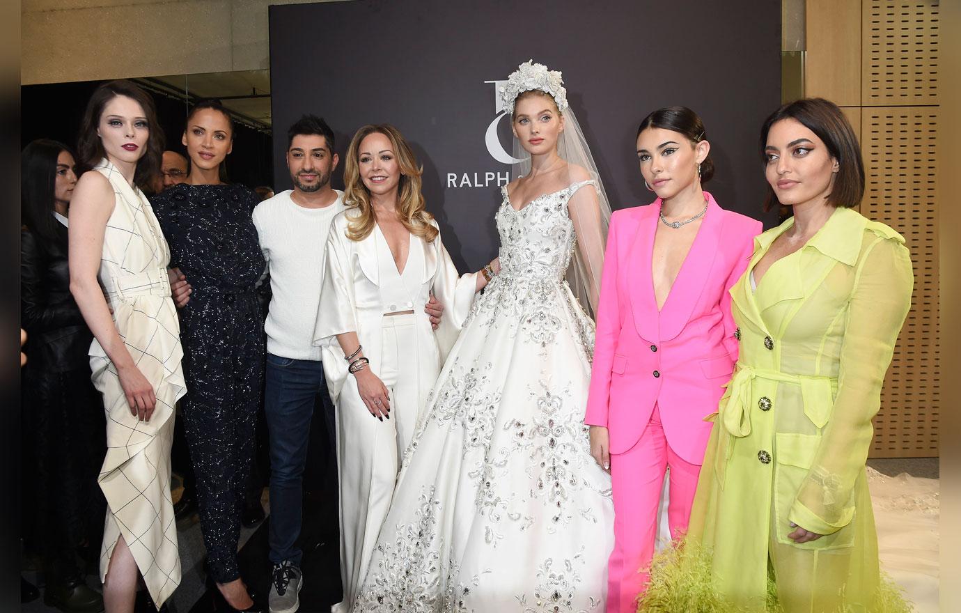 Celebrities front row at Ralph and Russo&#8217;s fashion show during Haute  Couture Spring/ Summer 2019 at le Carreau du Temple in Paris