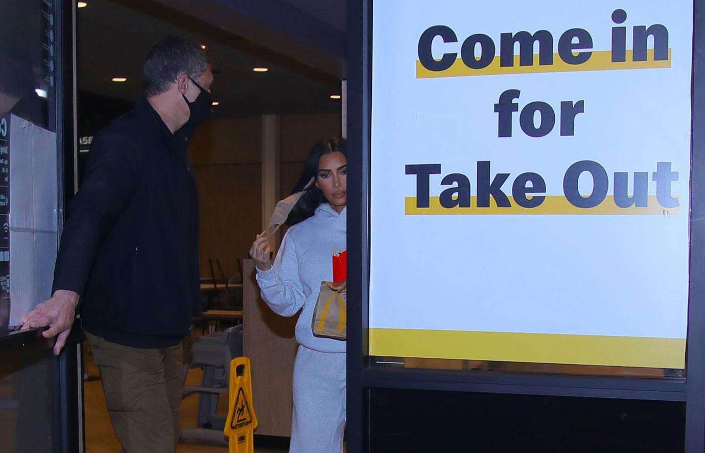 kim kardashian makes late night mcdonalds run