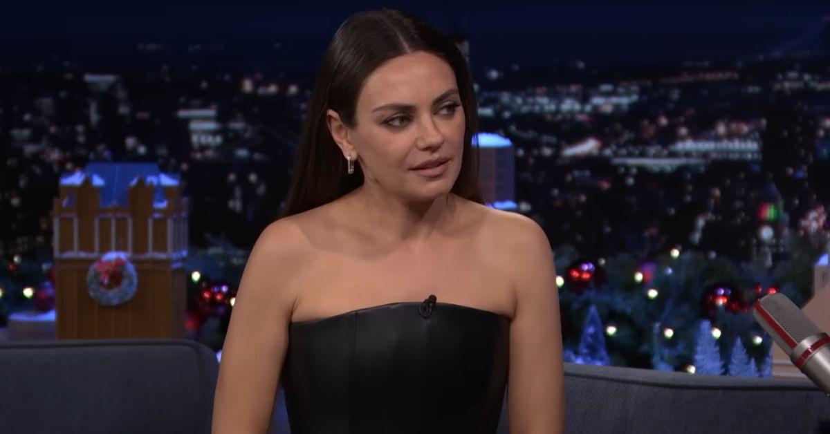 image of Mila Kunis appeared on the Monday, December 8, episode of 'The Tonight Show.'