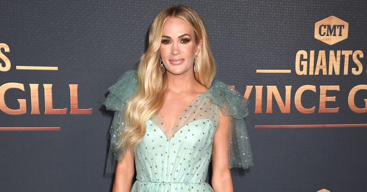 Carrie Underwood Flashes Legs In Two Short Dresses At The Grammys