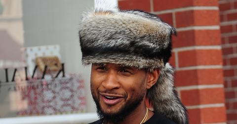 Usher spotted heading to a Dr’s appointment in Beverly Hills wearing his usual Davy Crockett hat