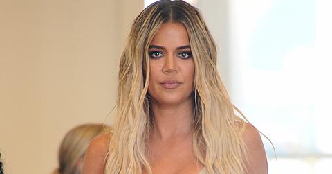 Khloe Kardashian looks stunning in a nude dress as she shops for a one piece at DASH in Miami