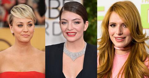 Celebs battled acne