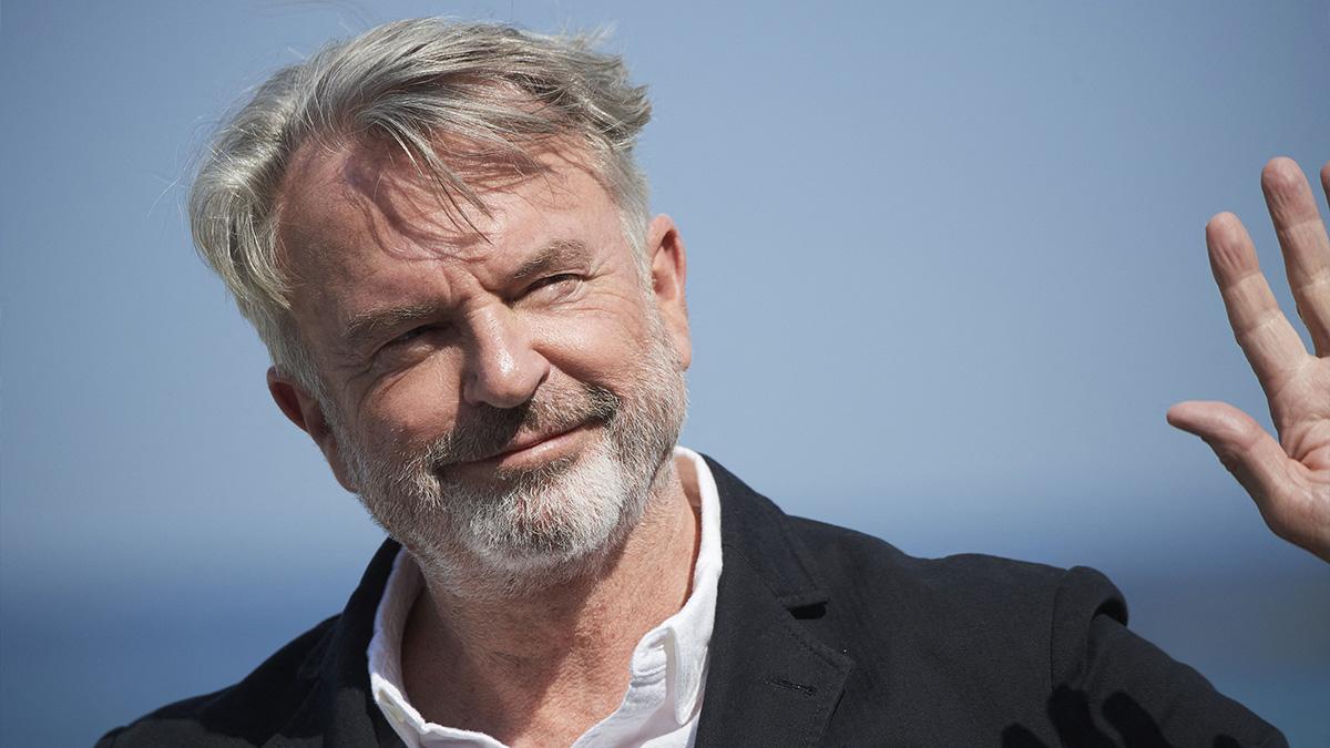 photo of Sam Neill was diagnosed with a rare form of blood cancer.