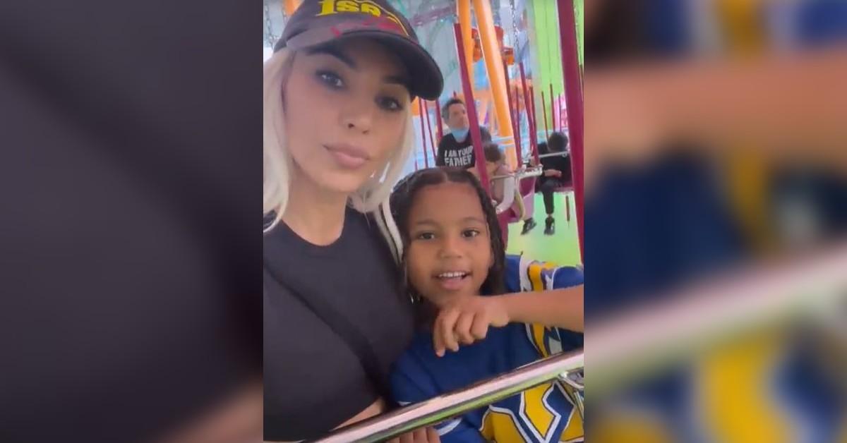 Kim Kardashian Takes Her Kids to the American Dream Mall in NJ