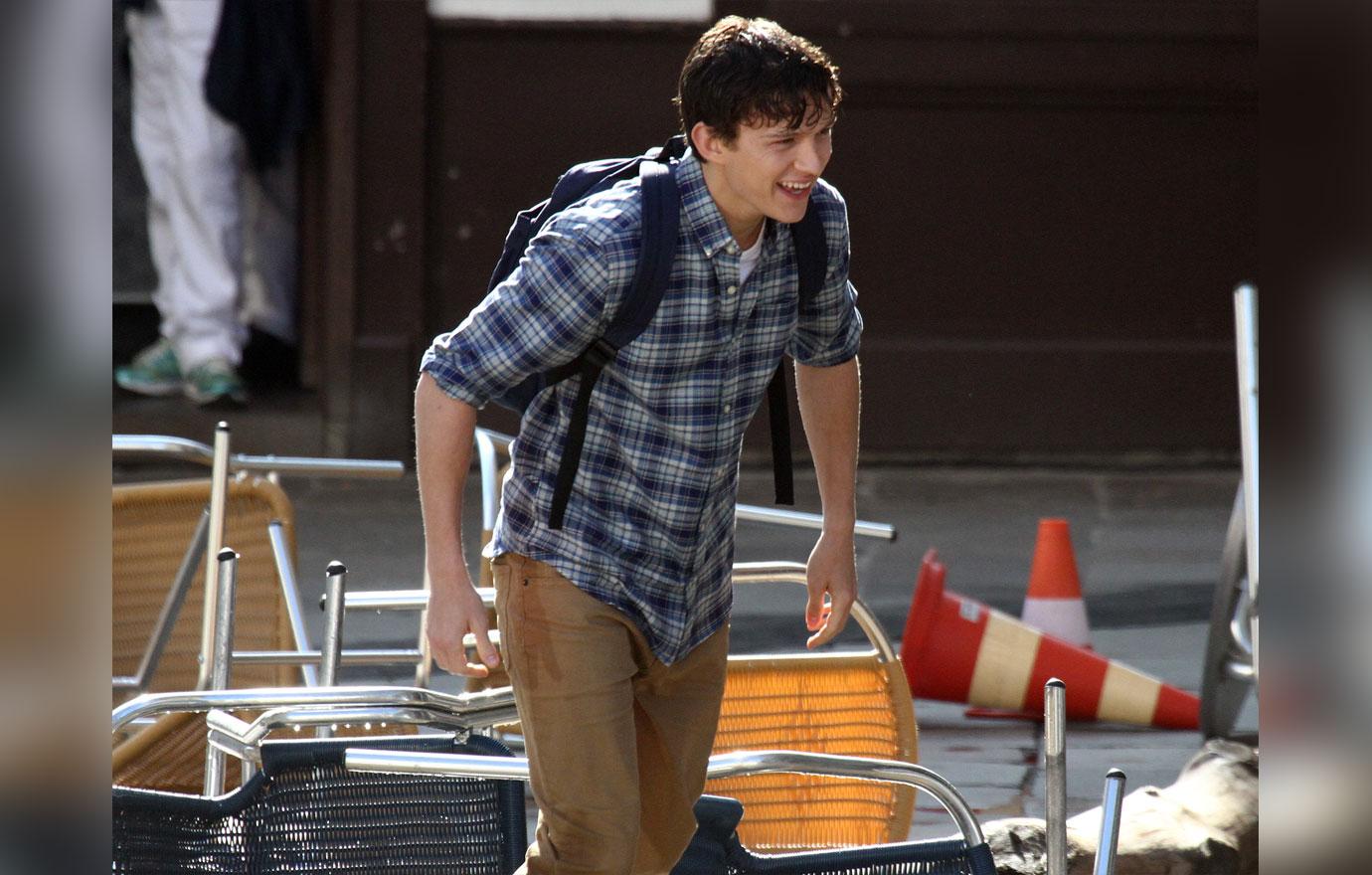 Tom Holland in Venice for Spider Man