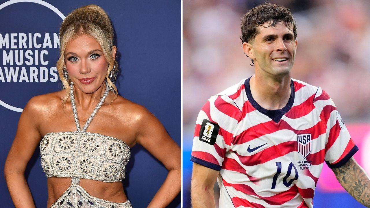Image of a photo shared by a fan account showed Christian Pulisic attending Megan Moroney’s Florida concert with a family member in July.