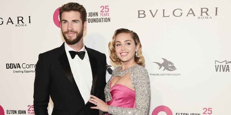 Liam and Miley were all smiles at an Oscar watch party in Hollywood.