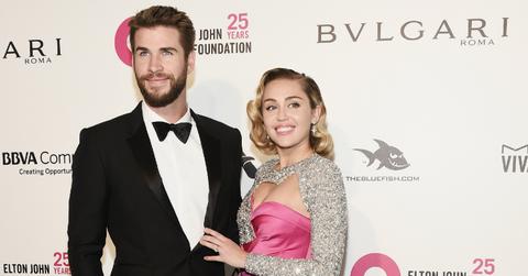 Liam and Miley were all smiles at an Oscar watch party in Hollywood.