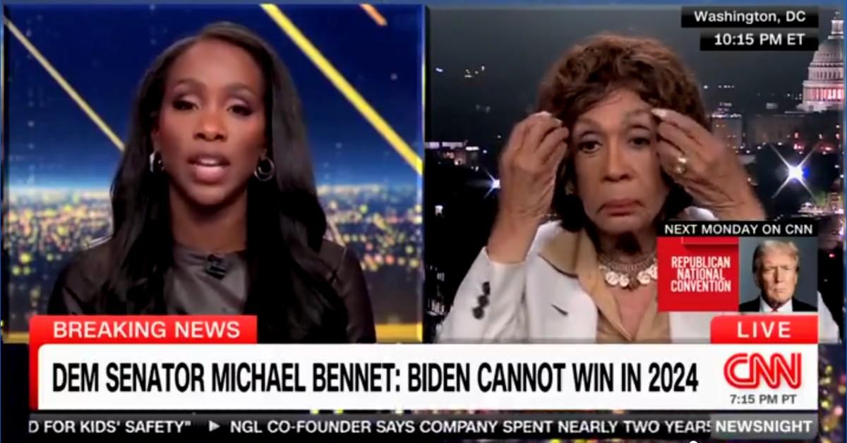 Maxine Waters, 85, Adjusts Wig Live On CNN In Viral Moment