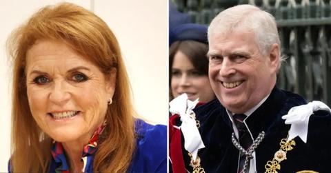 Split photo of Sarah Ferguson and Prince Andrew