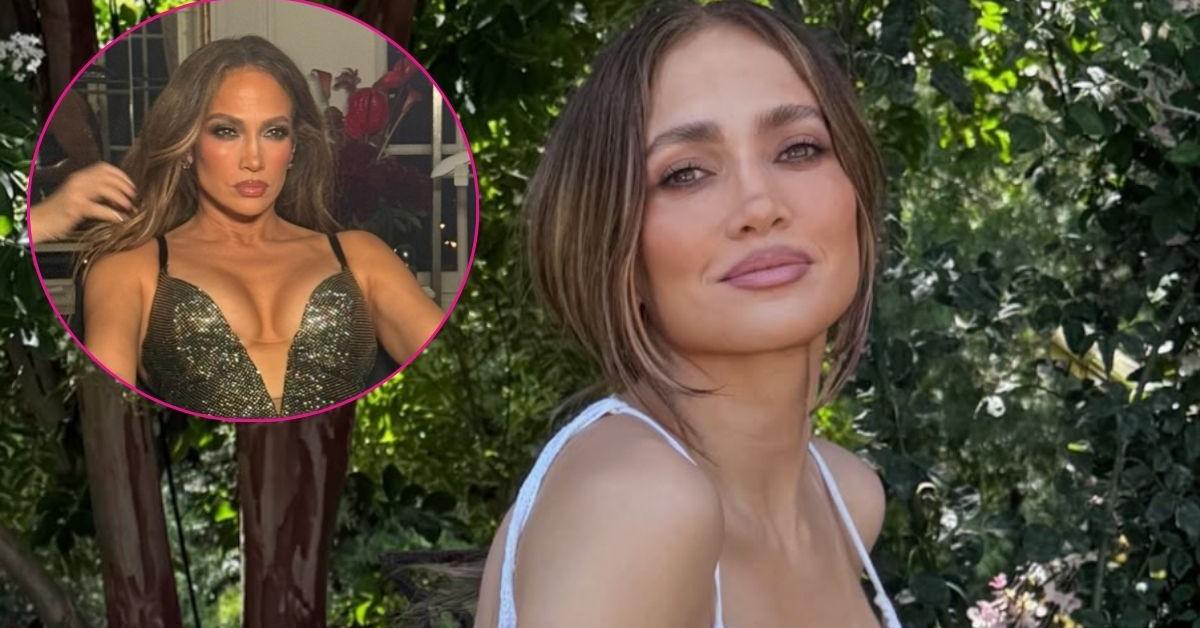 Single Jennifer Lopez Spreads Her Legs in Sparkly Bodysuit After Shutting Down Brett Goldstein Romance Rumors: Photo