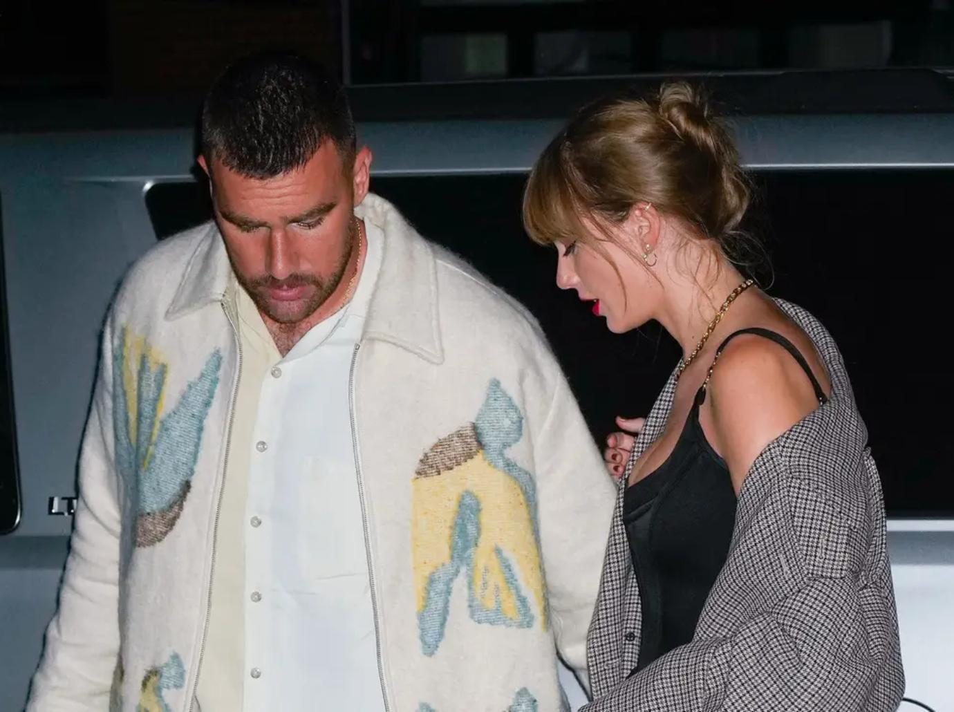 taylor swift travis kelce party london eras tour onstage