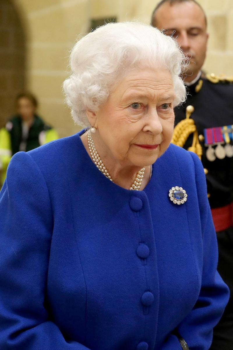 Queen Elizabeth and Prince Philip, Duke of Edinburgh out seeing the people in Malta **USA ONLY**