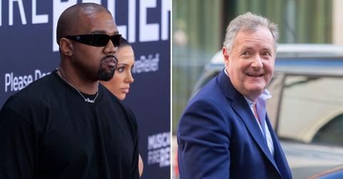 Photo of Kanye West, Piers Morgan.