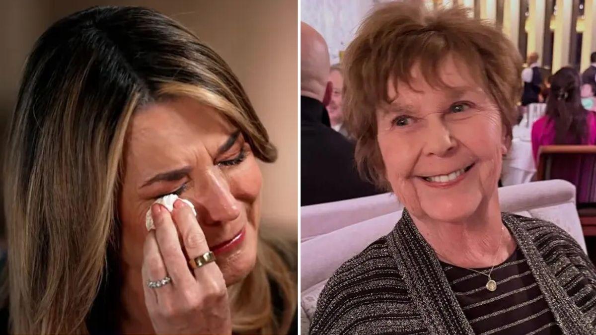 Split photo of Savannah Guthrie and Nancy Guthrie.