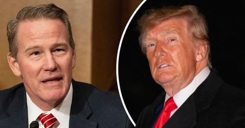 Image of Jon Husted and Donald Trump