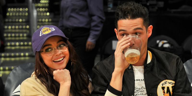 Celebrities At The Los Angeles Lakers Game