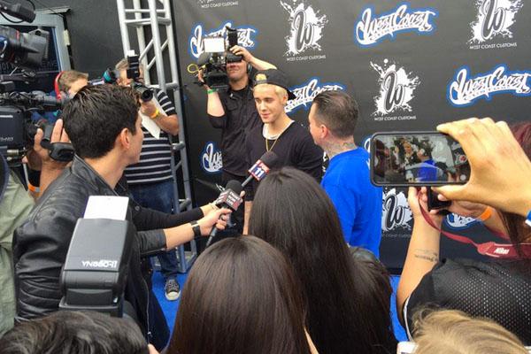 Justin bieber west coast customs