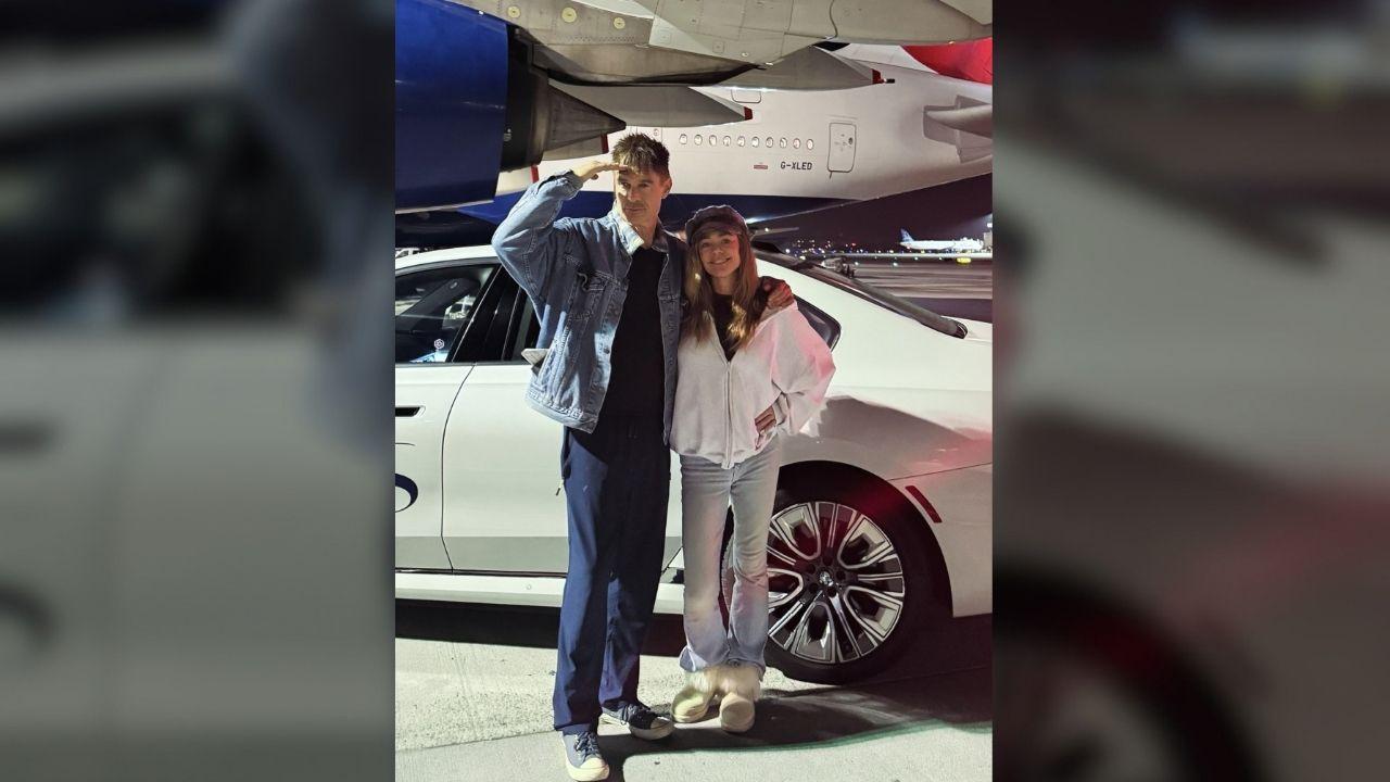Photo of Denise Richards and Patrick Muldoon dated on and off in the early 90s, but have maintained a close friendship over the years.