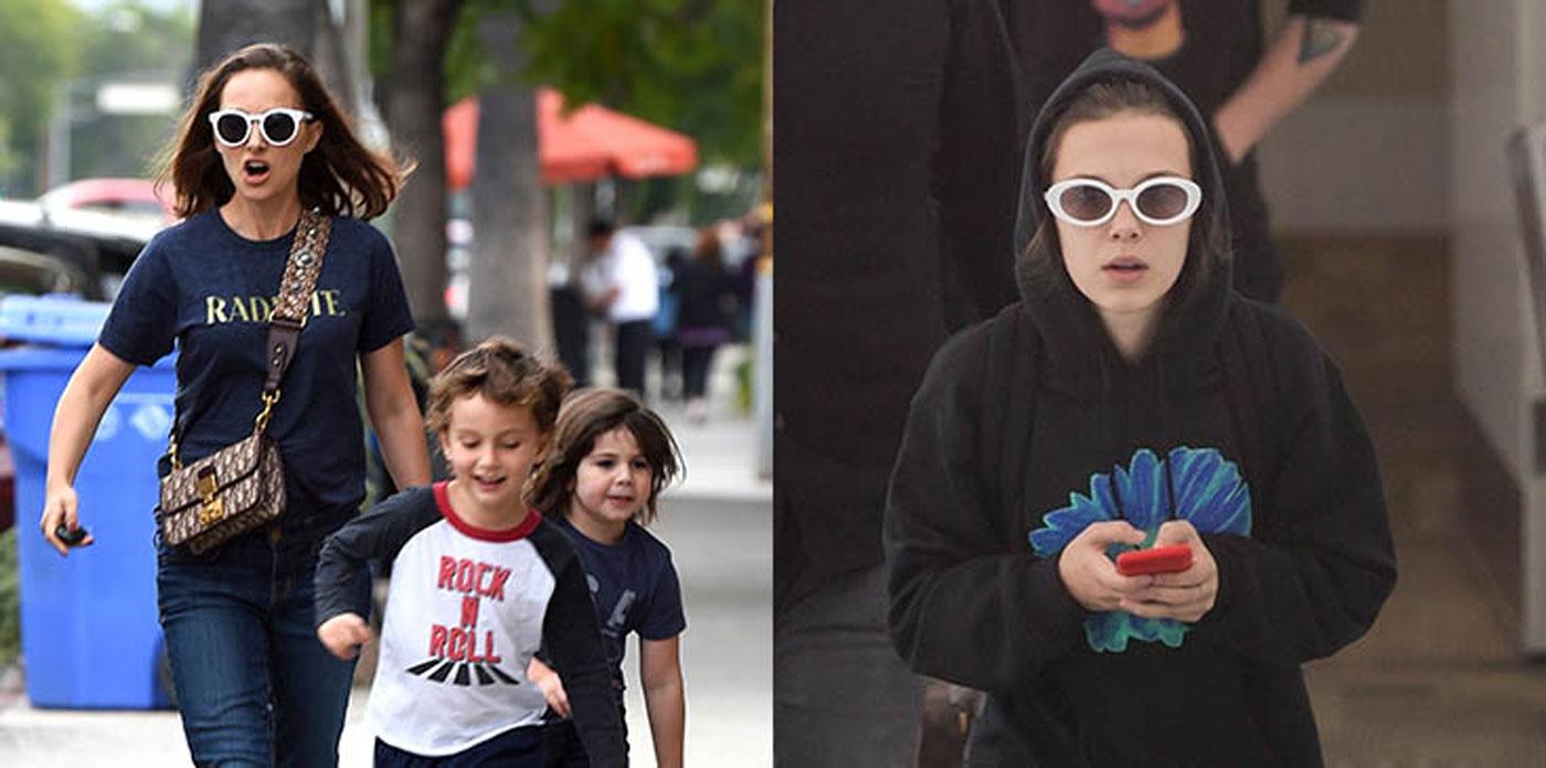 Natalie portman millie bobby brown twins pics 7