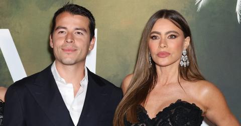 Photo of Sofía Vergara and Manolo Gonzalez Vergara.