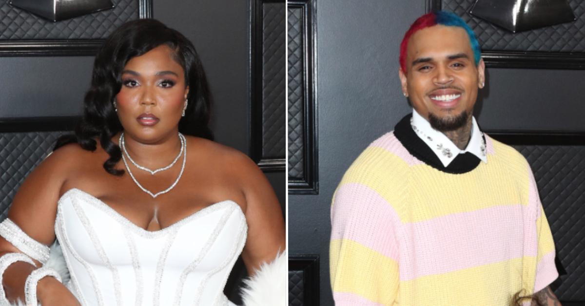 lizzo gets heat after calling chris brown my favorite person in the fking world