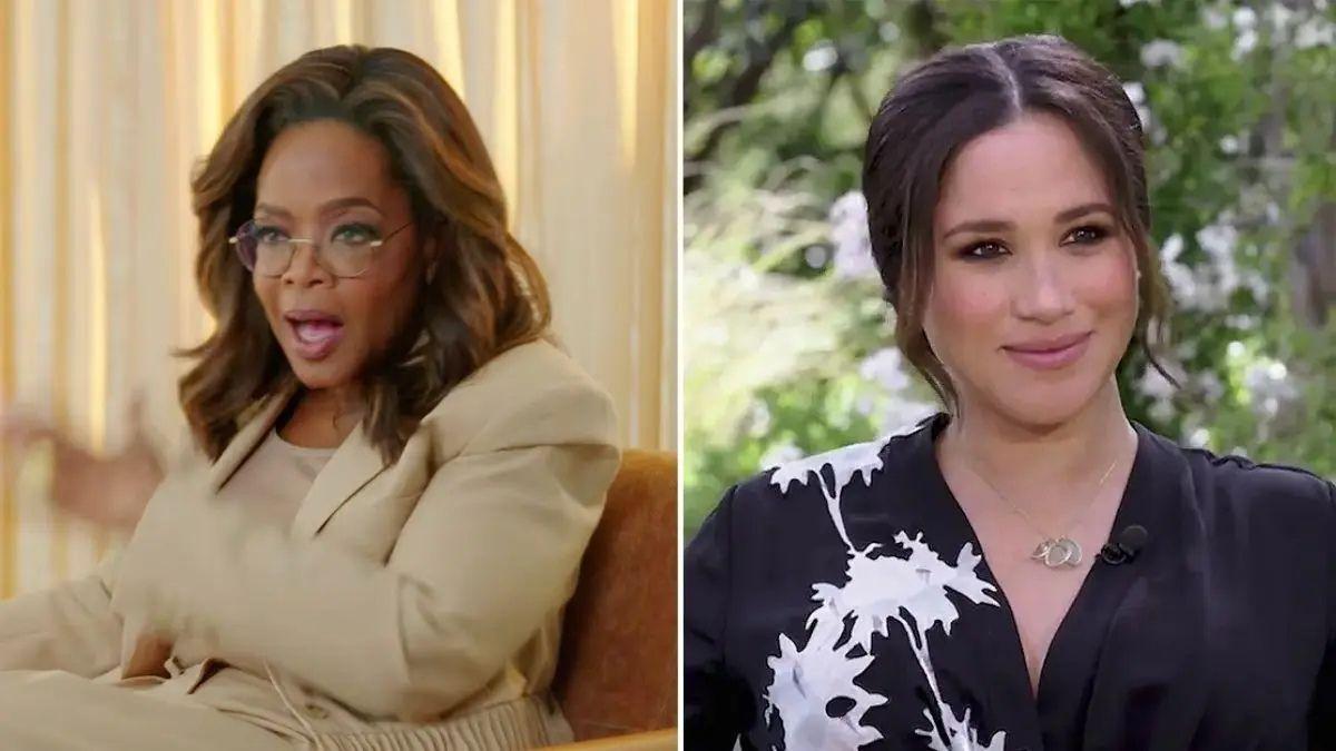 Photo of The interview with Oprah Winfrey marked Prince Harry and Meghan Markle's first television interview after moving to America.