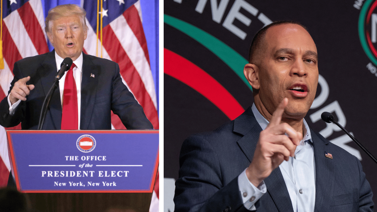 Donald Trump; Hakeem Jeffries