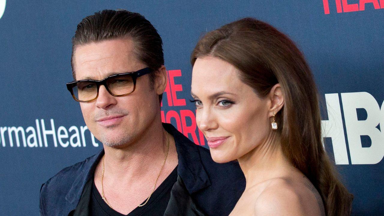 Image of a source close to Brad Pitt blamed Angelina Jolie for the ongoing distance between the actor and his children.