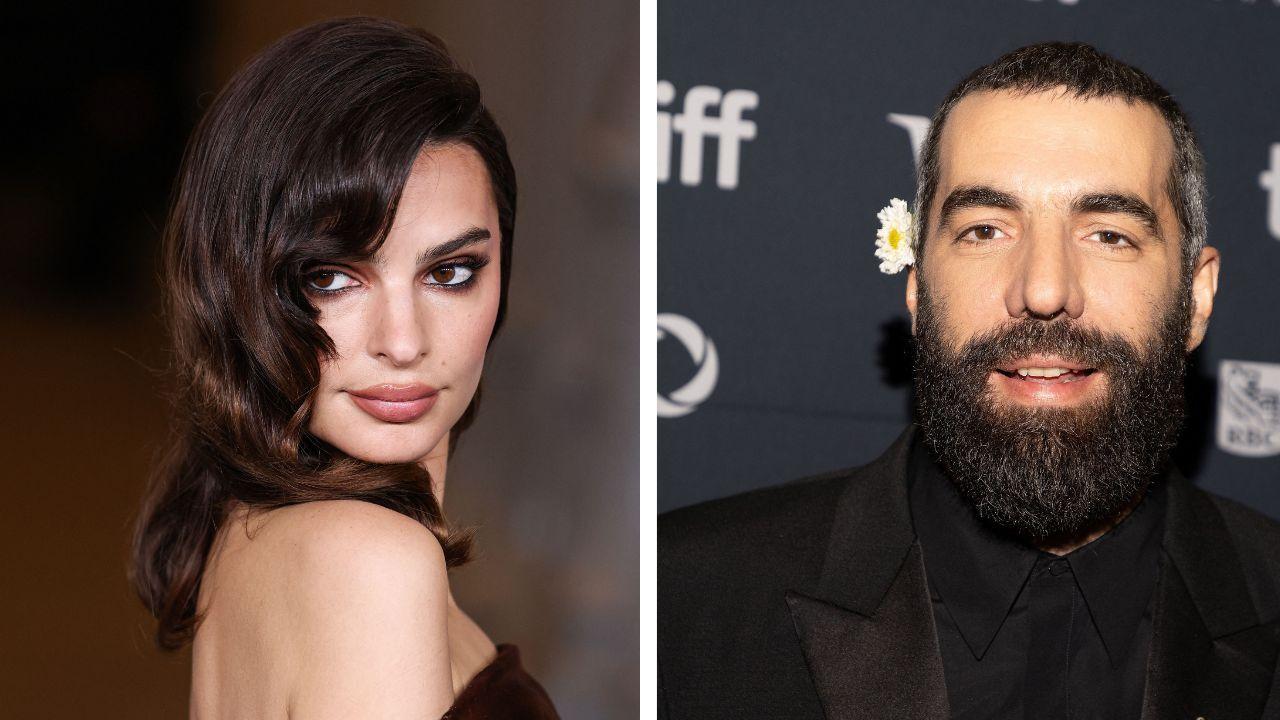 Image Emily Ratajkowski and her boyfriend Romain Gavras shared a passionate kiss while on holiday.