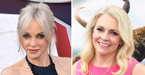 split photo of Anna Faris & Melissa Joan Hart