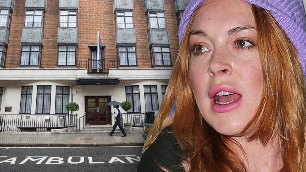 lindsay lohan hospitalized