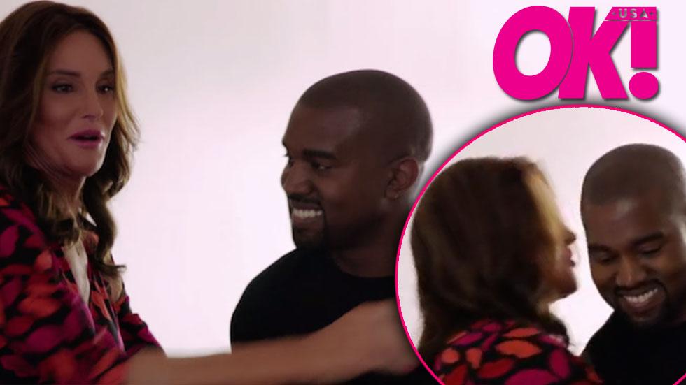 CAITLYN JENNER FLIRTING KANYE WEST NEW