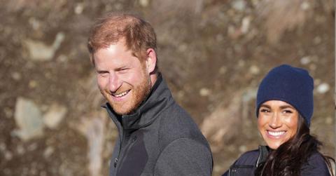 Photo of Prince Harry and Meghan Markle.